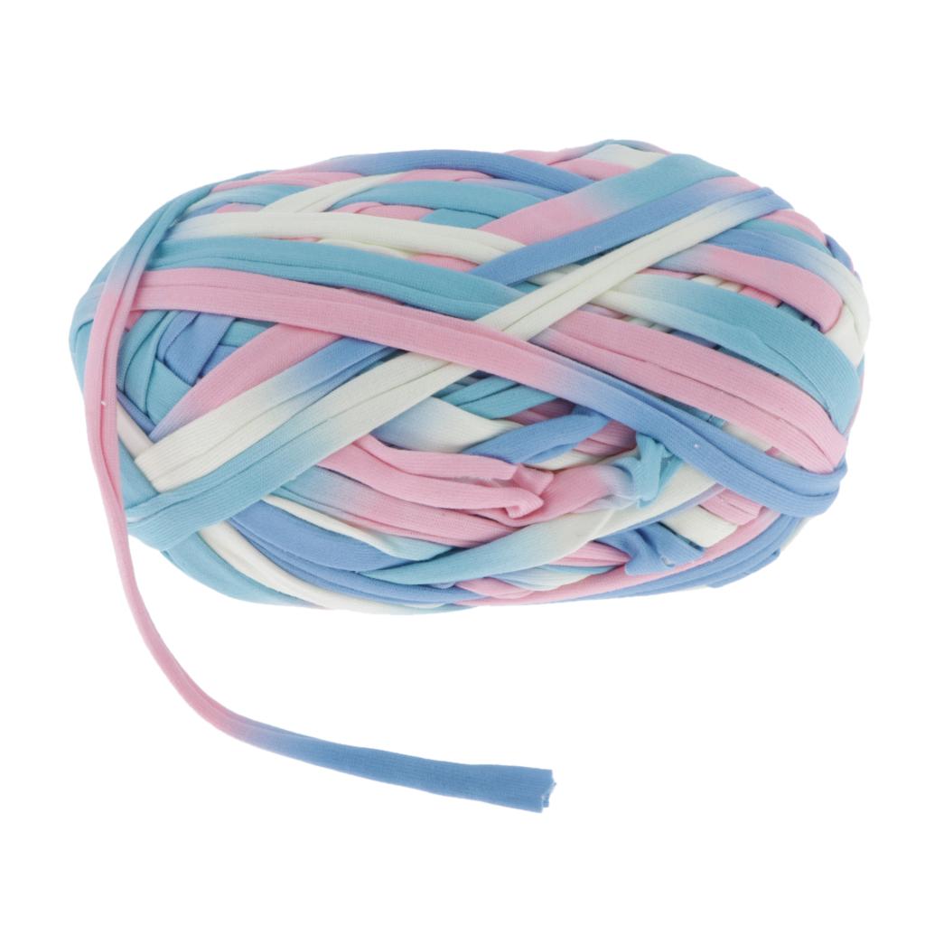 Cloth Fabric Yarn Polyester Strip Cushion Blanket Knitting Craft Crochet 41