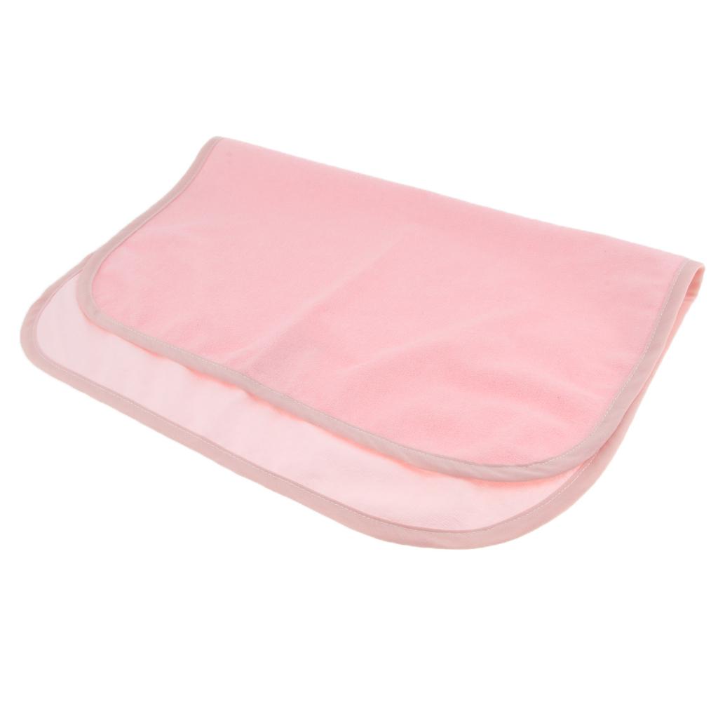 2xWashable Bed Sheet Mattress Elderly Incontinence Pad Underpad Protector Pink