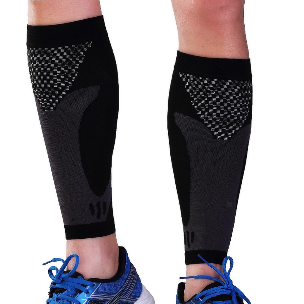 1Pair Calf Compression Sleeve Socks Leg Wrap Calf Pain Relieve for Men ...