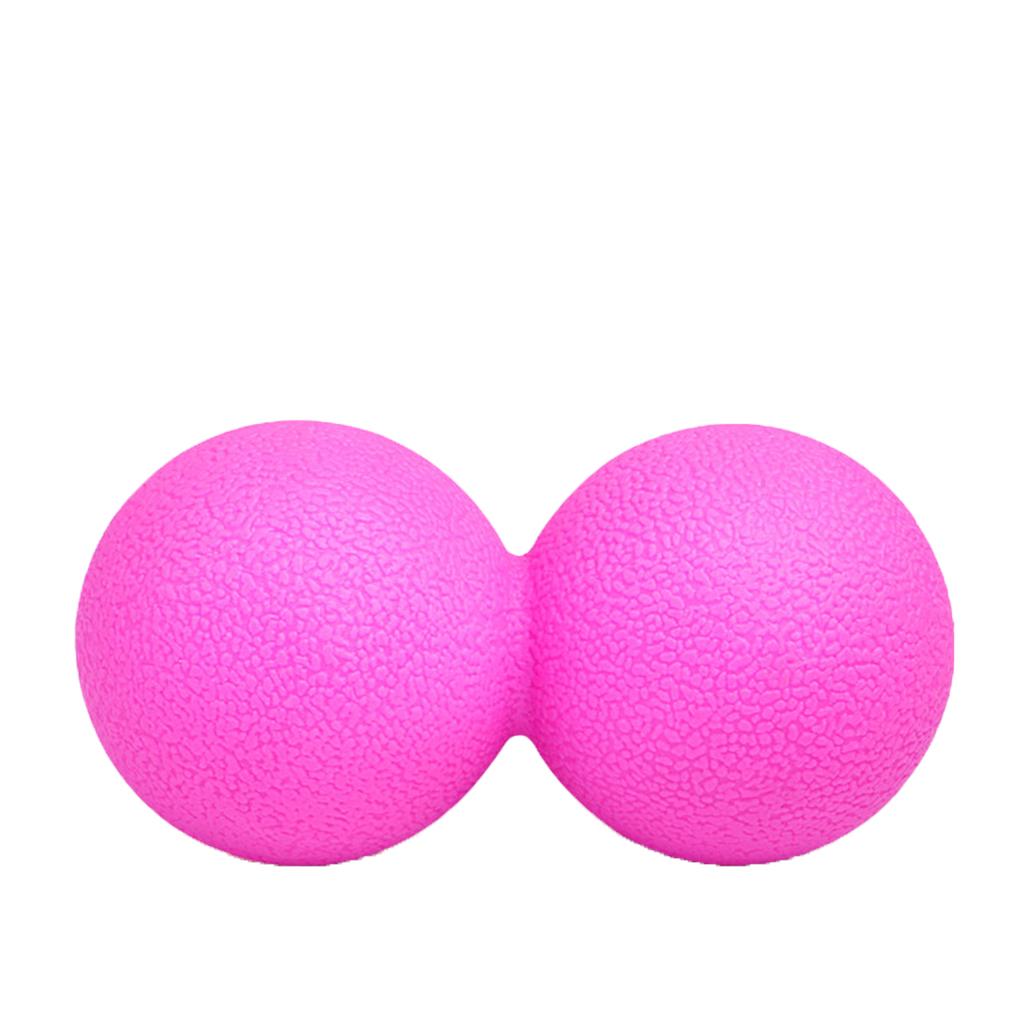 TPE Gym Fitness Muscle Massage Ball Point Pain Release Pink  Peanut Ball