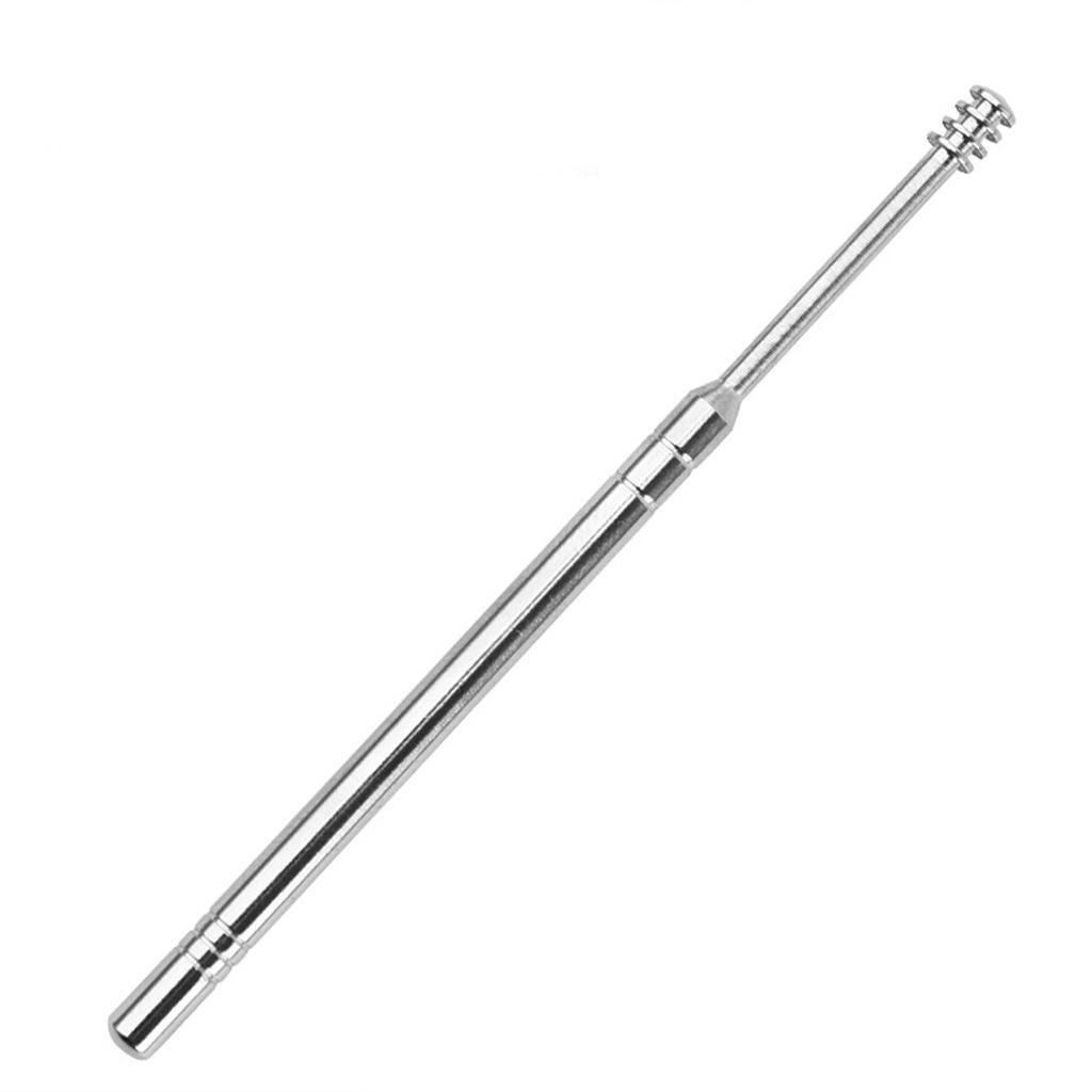 6Pcs Ear Wax Removal Tool Stainless Steel Earpick Household Men Women Black