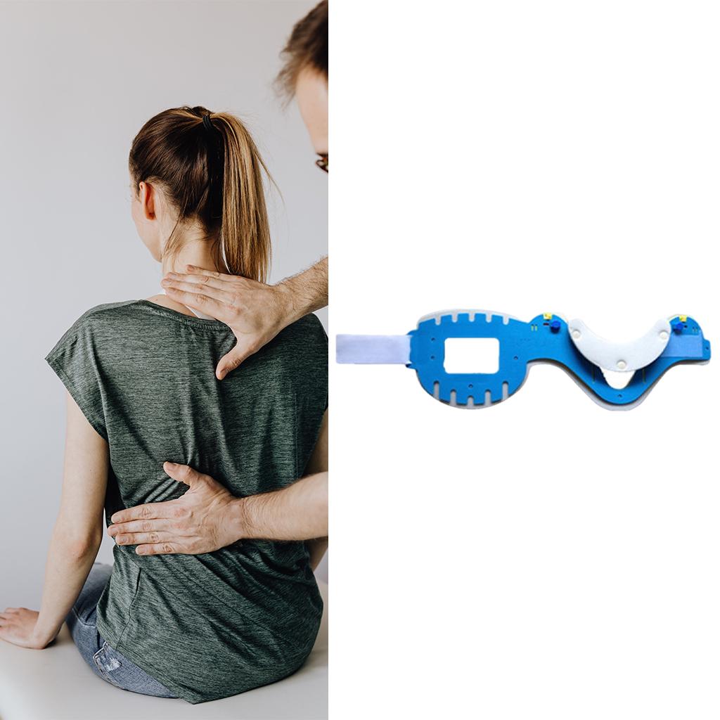 Cervical Neck Brace Collar Traction Device Fixation Spine Care Pain Relief