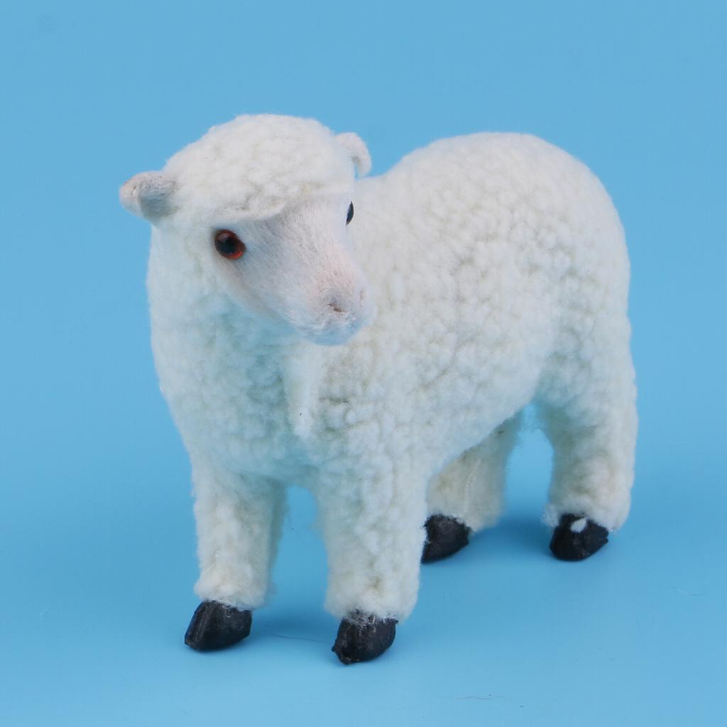 Simulation Animal Model for Home Garden Miniature Props Deocr Lamb