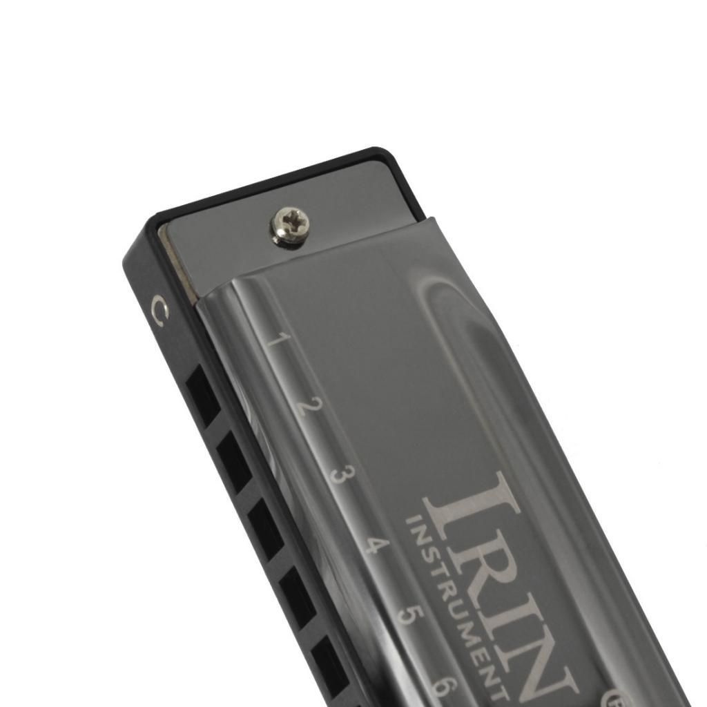 High-end 10 Hole 20 Tones Professional Blues Harmonica Diamond Black