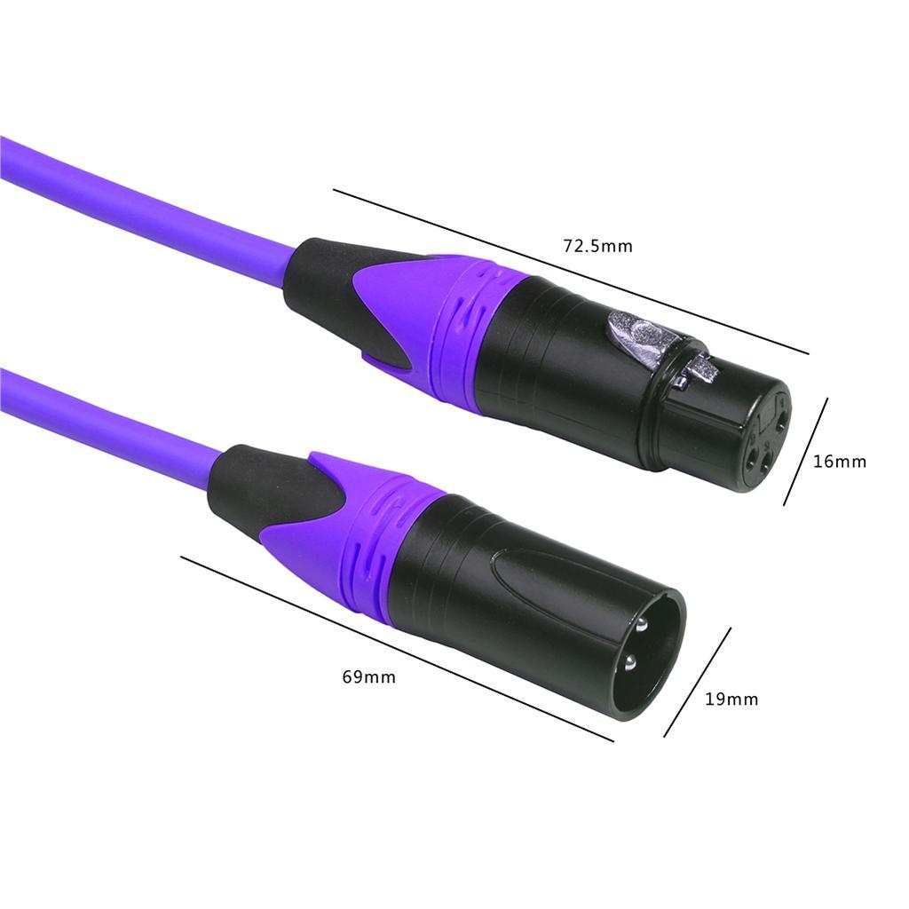 Guitar 3pin Xlr Male Female Cable For Speaker Guitar