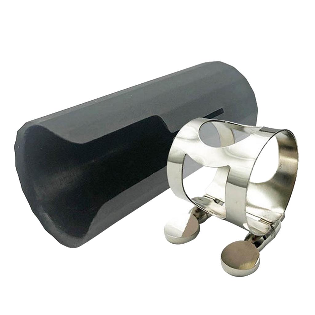 Eb Clarinet Mouthpiece Cap and Nickel-plated Copper Ligature