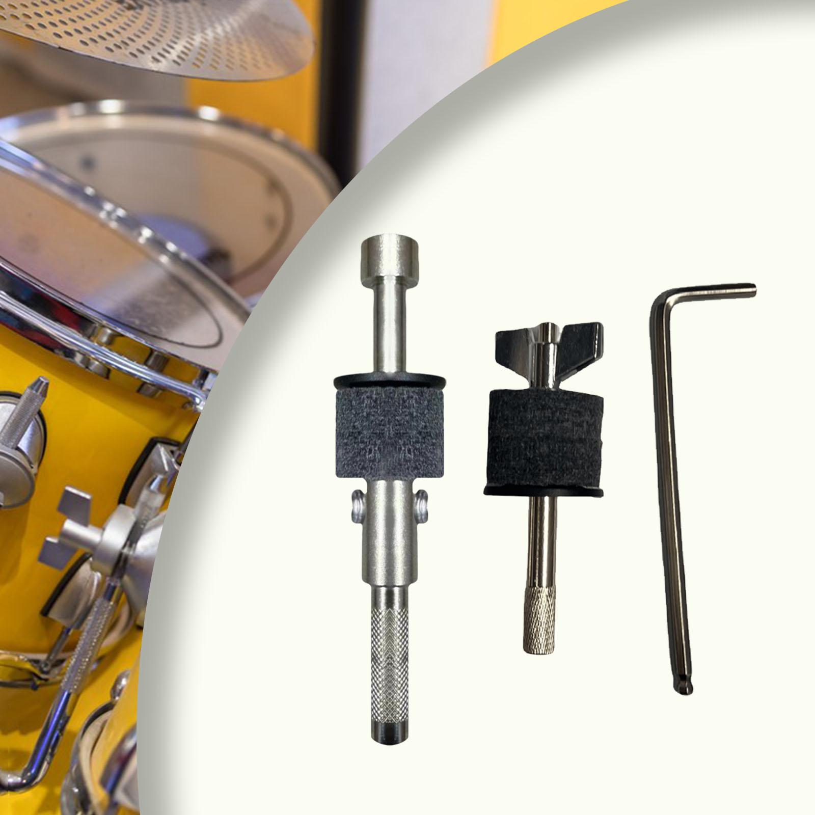 Cowbell Holder Clamp Sturdy Hardware Accessories Percussion Mounting Bracket Hat Stack