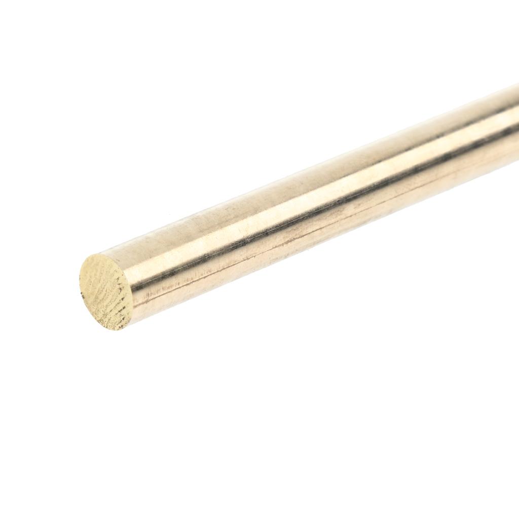 4" Length Solid Brass Round Rod Bar 4mm 5mm 6mm 7mm 8mm 9mm 10mm 12mm Dia 