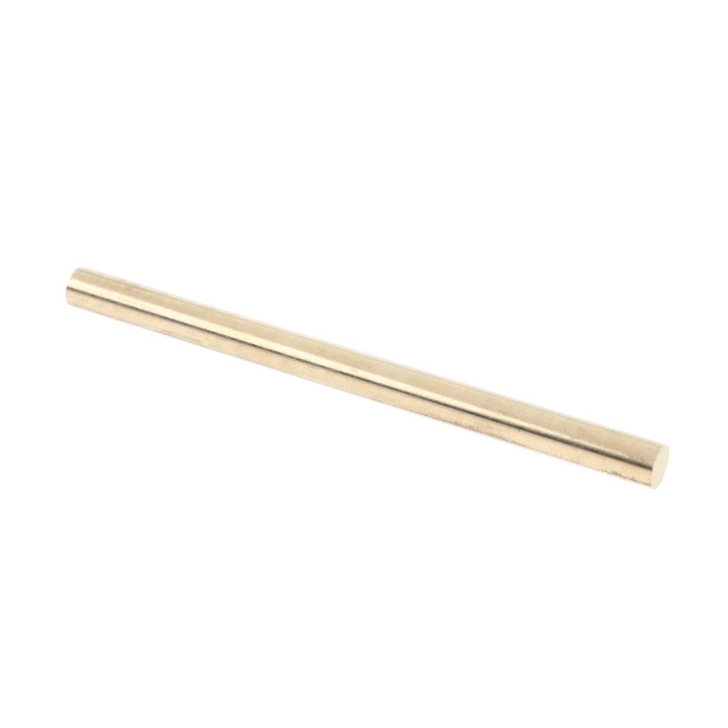2x4" / Diameter 7mm Solid Brass Round Bar Rod, Lathe Bar Stock