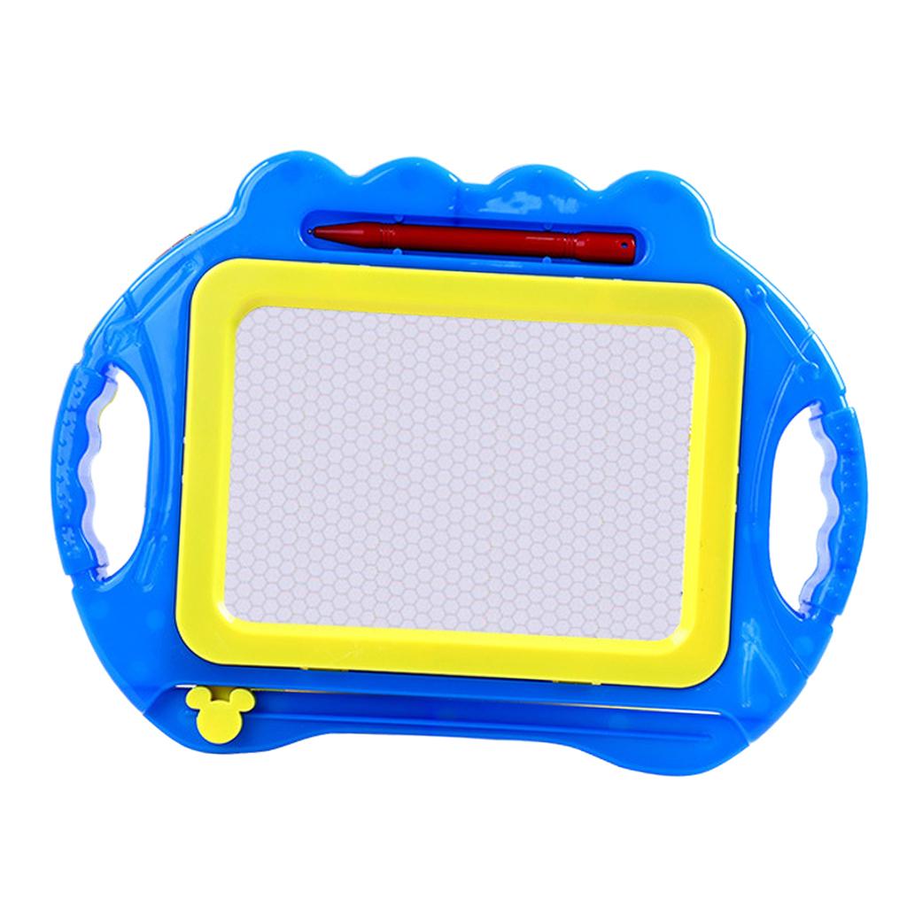 Children's Magnetic Drawing Board Puzzle Early Education Toys Blue