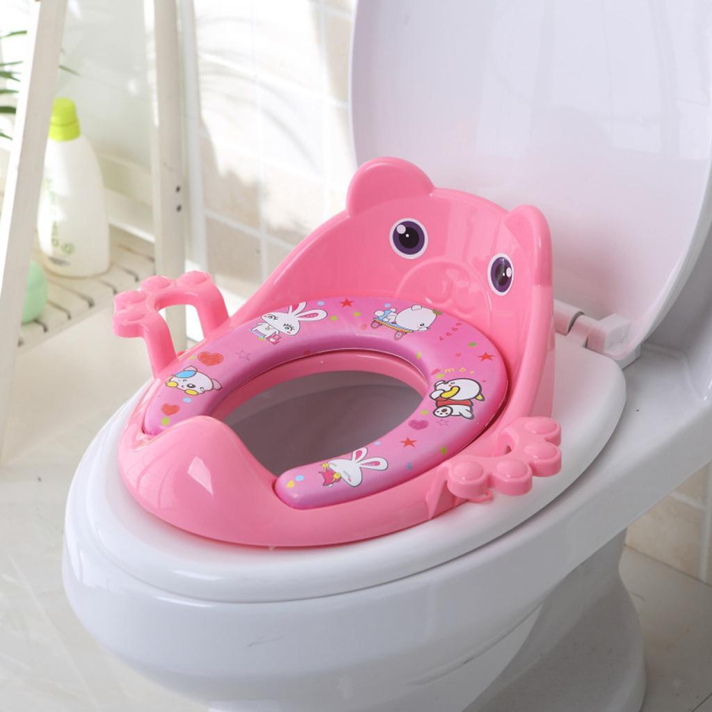 Kids Soft Pads Plastic Toilet Seat Baby Toddler Training ...