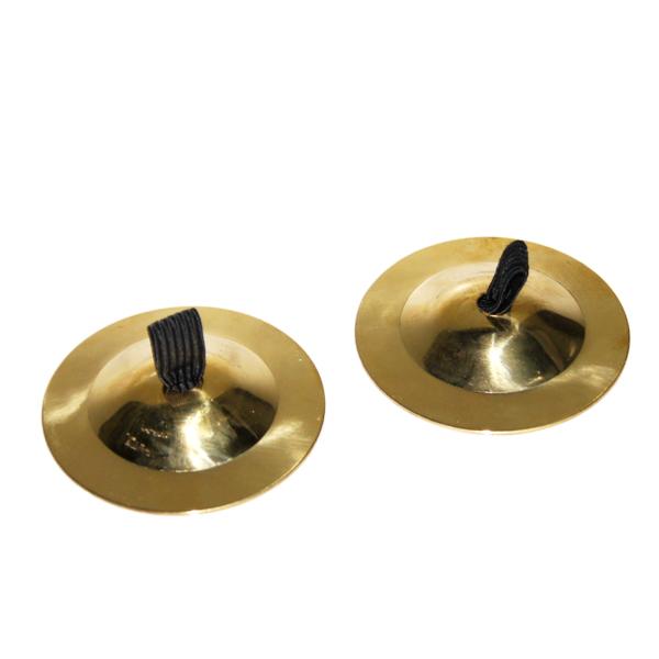 2Pcs Belly Dance Copper Cymbals Professional Dance Accessories