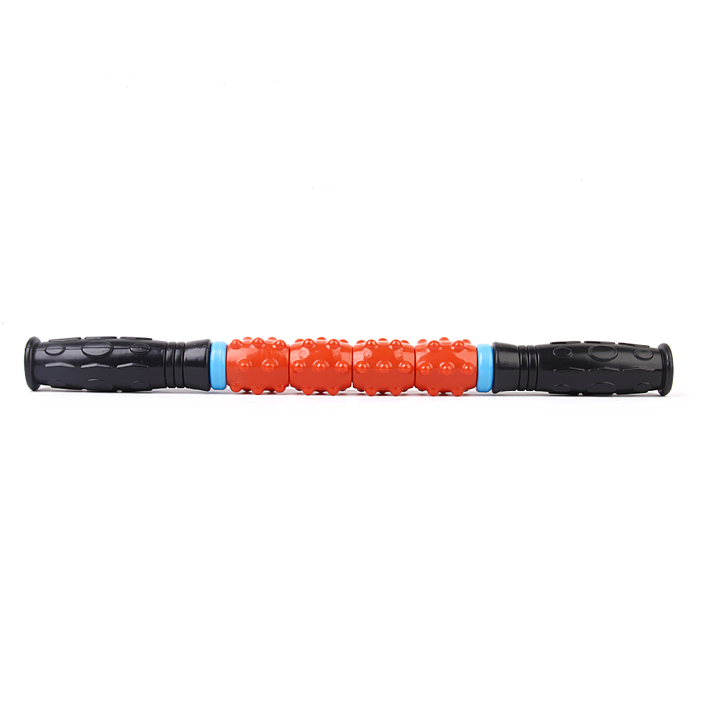 Footful Hard Spikey Massage Ball+Professional Muscle Roller Stick Arm/Feet/Neck