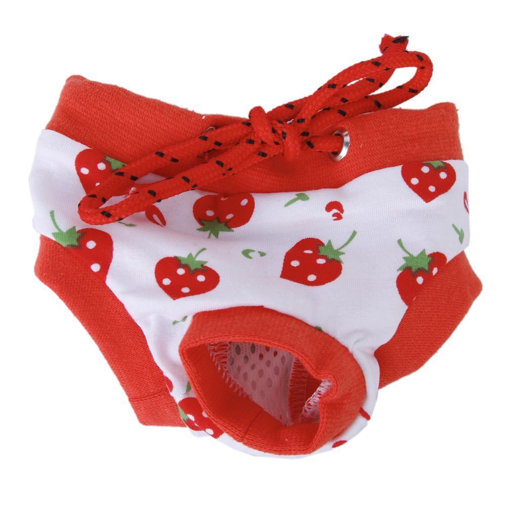 Pet Puppy Dog Clothes Female Physiological Menstrual Diaper Pants - M