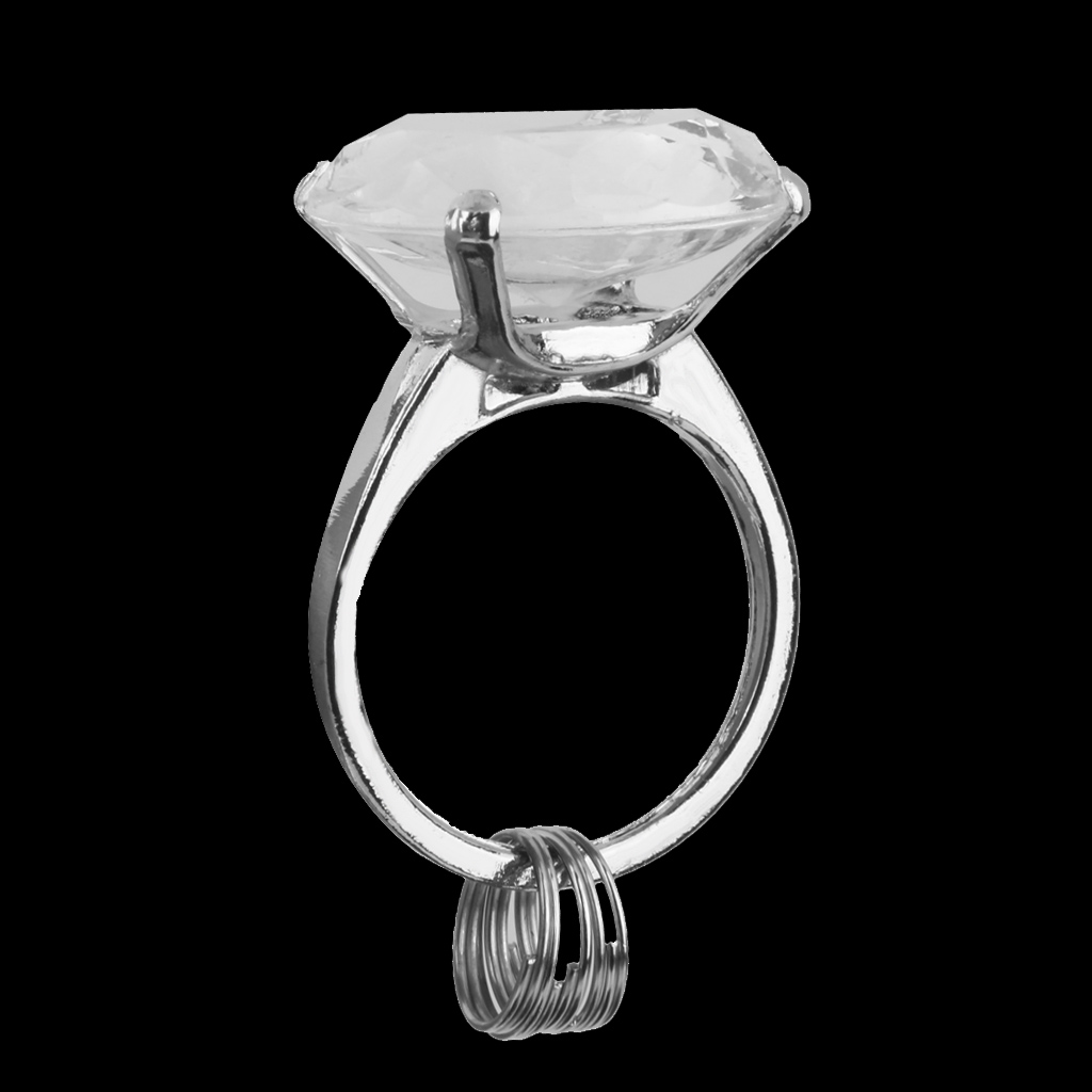 Stylish Cr Crystal Diamond Napkin Ring Holder Wedding Engagement Favors