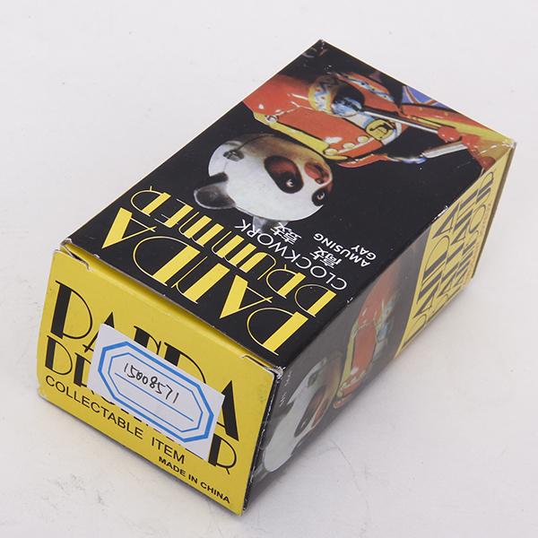 Wind Up Panda Drummer Toy Collectible Gift w/ Key