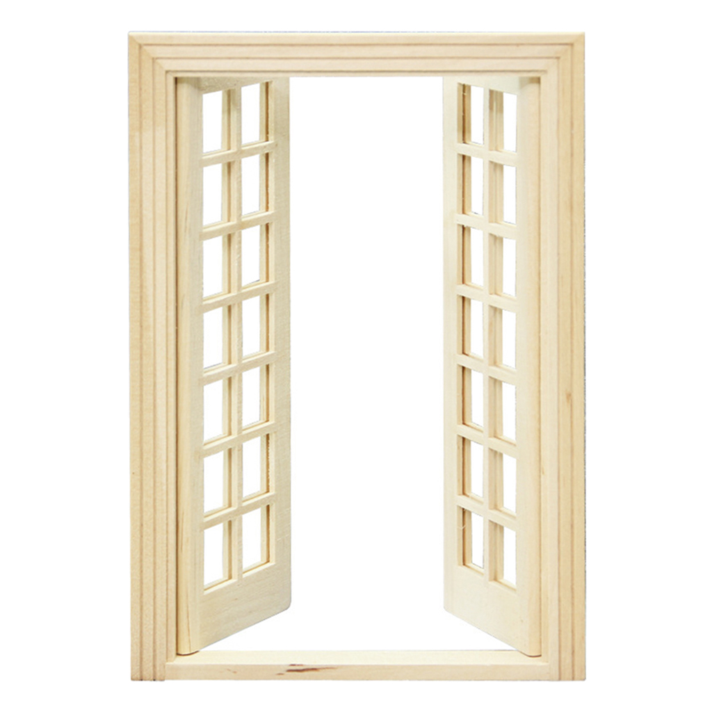 1/12 Dollhouse Wooden Door 28 Panel