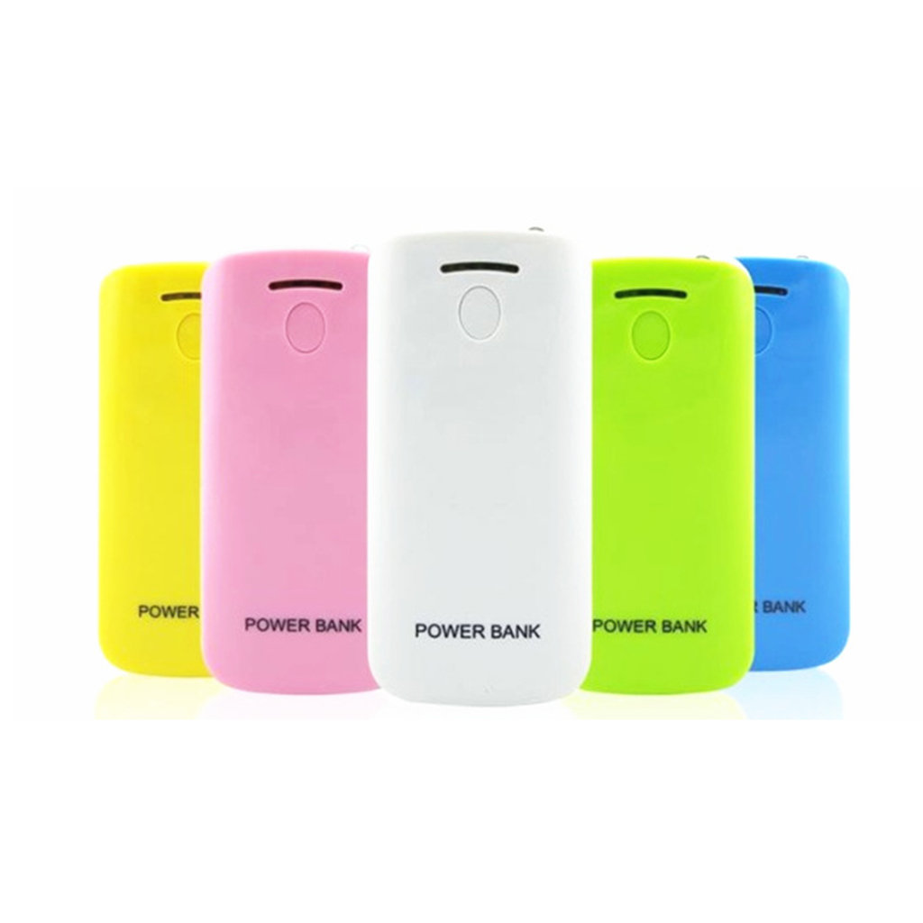 DIY Mobile Phones External USB Power Bank Case Kit 18650 Battery Boxs Pink