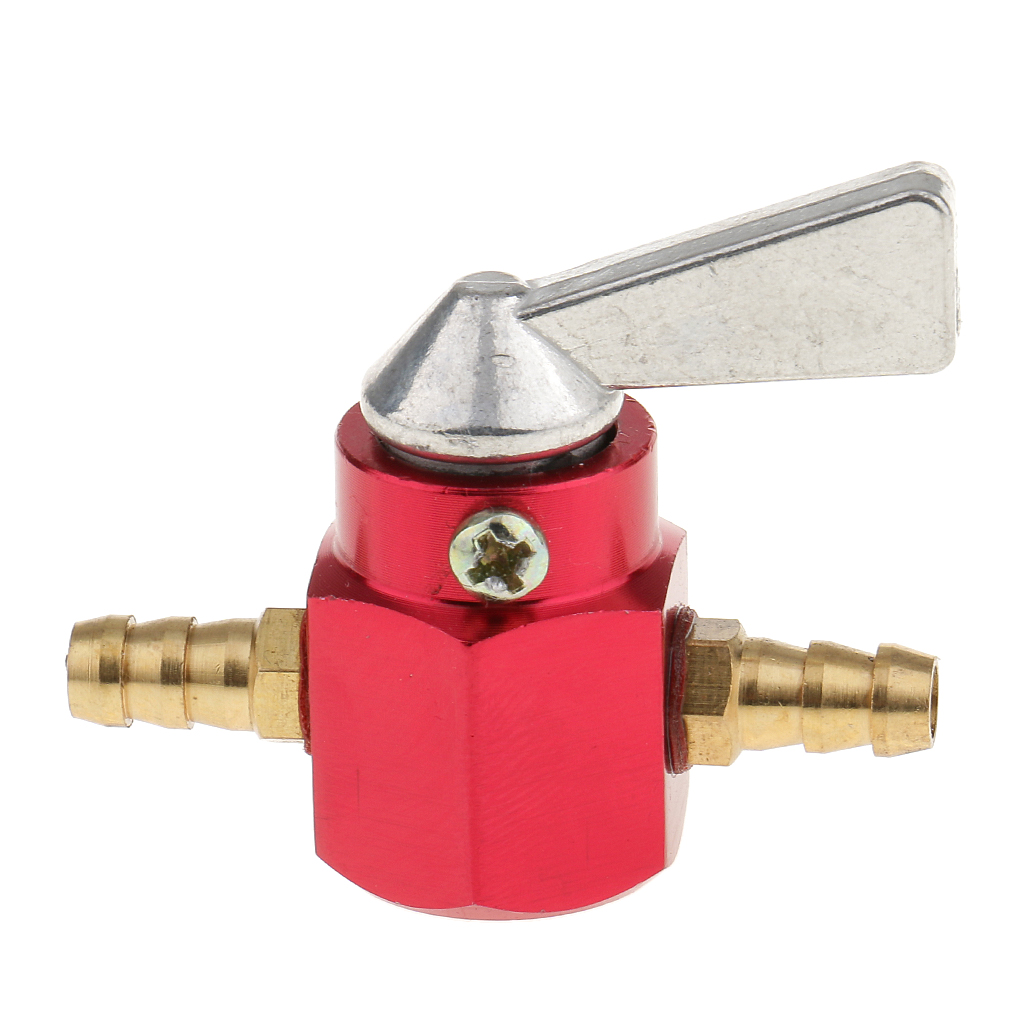 6mm 1/4inch Inline Fuel Gas Oil Shut Off Valve Switch for Motorbikes