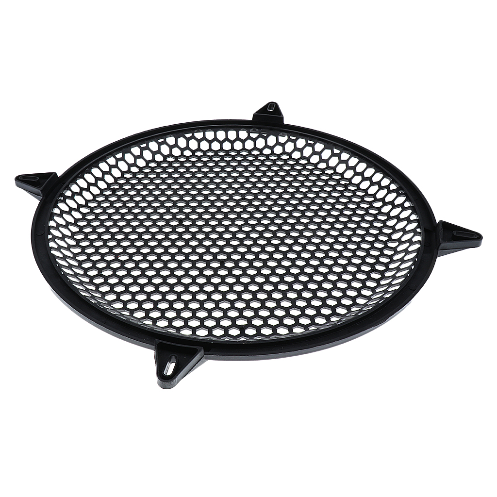 2x Universal Car Plastic Speaker Subwoofer Amplifier Cover Grill Mesh 12Inch