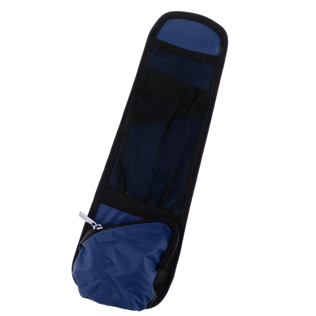 Car Interior Seat Side Storage Bag Organizer Multi-Use Pocket Black and Blue
