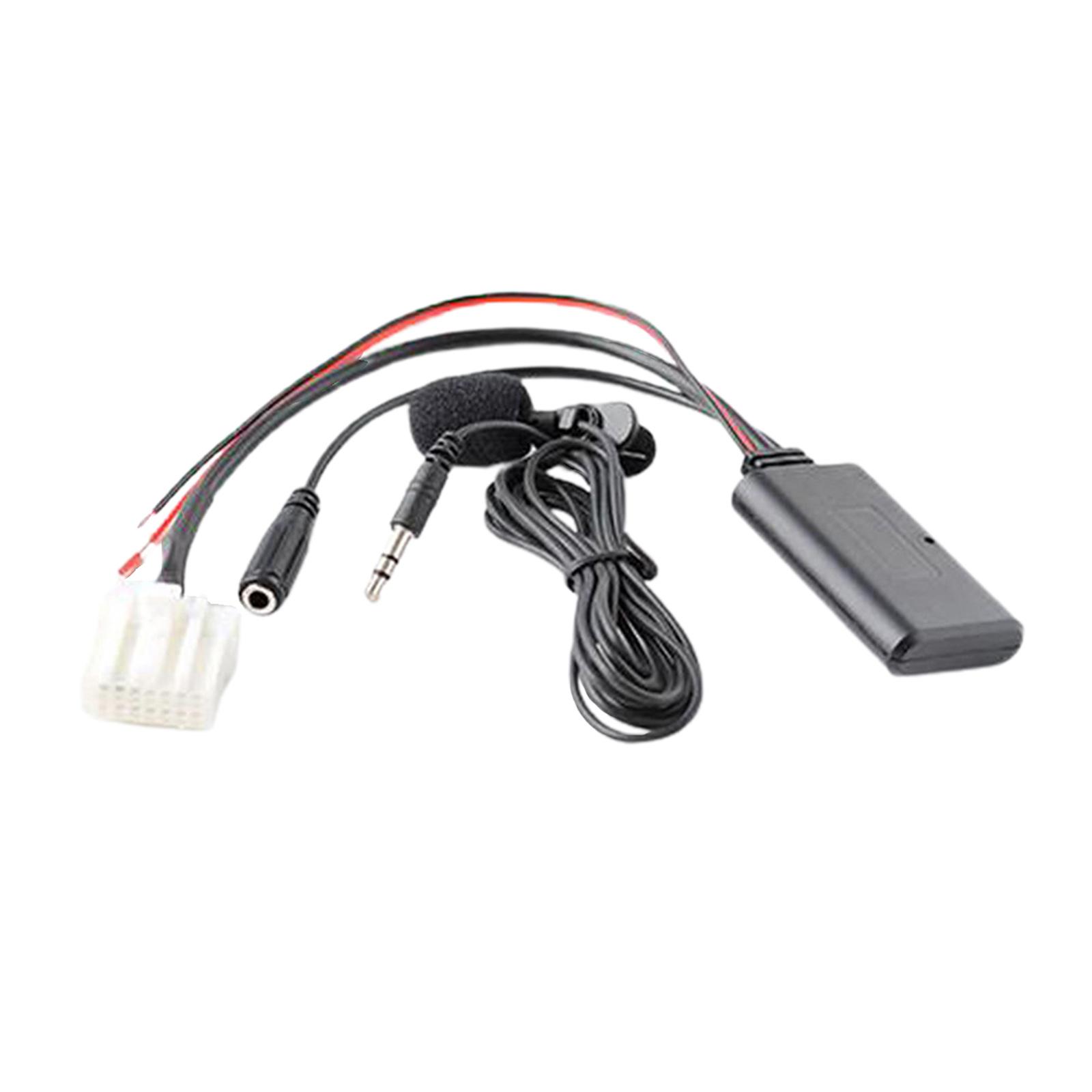 Adapter Accs Kit RCA AUX Cable Car Audio for Mazda 2 3 5 6 MX5 RX8