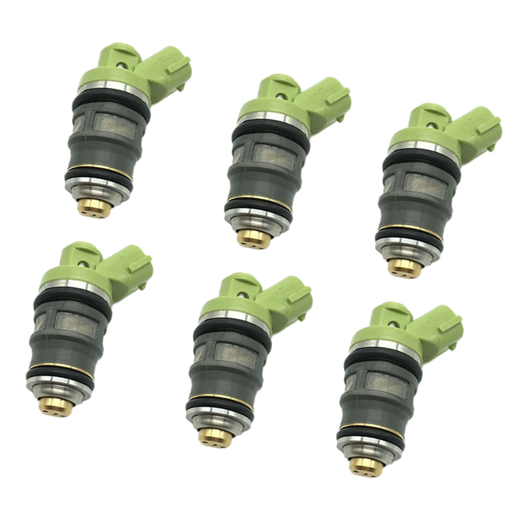 6 Pieces Fuel Injectors 23250-75060 for Hiace 2006 Car Parts for Toyota