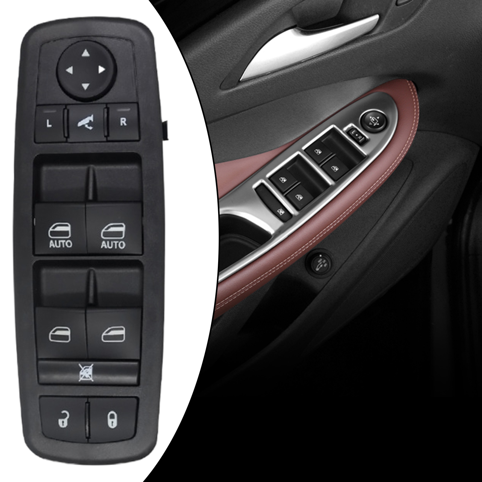 Car Power Window Switch for Jeep Cherokee Easy to Install 68141890AA