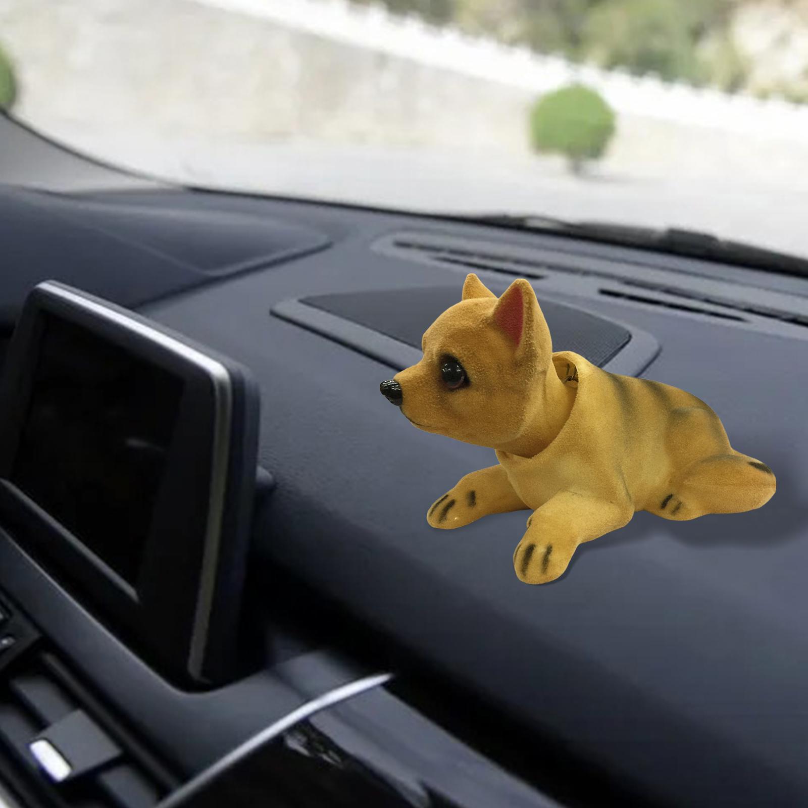 Car Dashboard Shaking Head Nodding Dog Lucky Puppy Ornament Toys Chihuahua