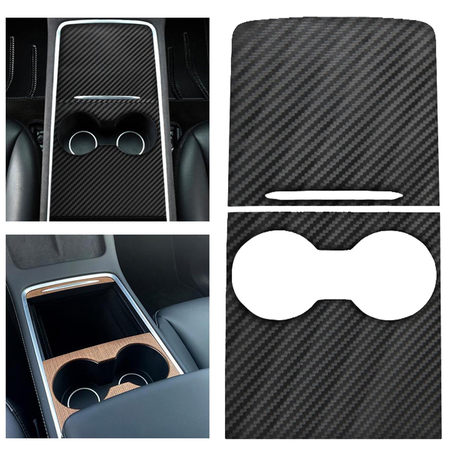 Center Console Covers Wrap for Tesla Model 3 Model Y Gloss