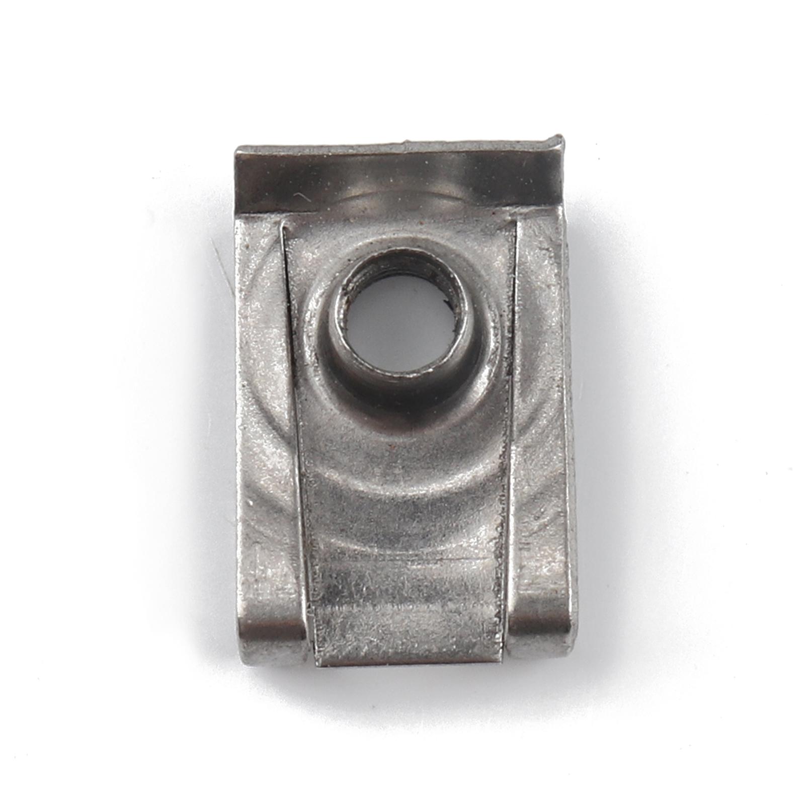4x10x Universal U Shaped Nuts Clips Parts Stainless Steel Accessories Replaces