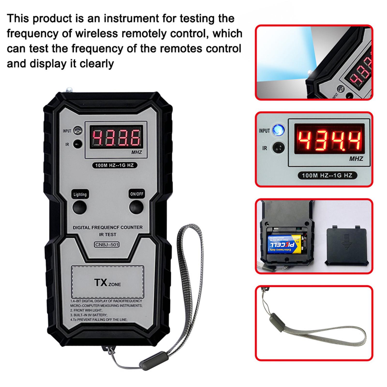 Car Remote Control Infrared Frequency Tester Tool Portable Wireless Detector
