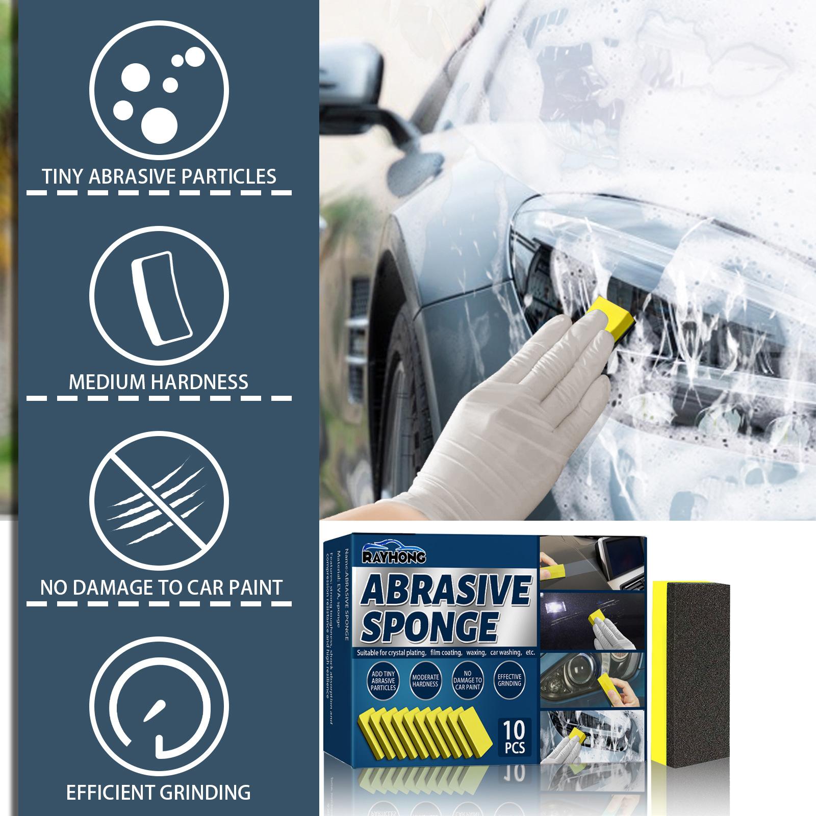 10 Pieces Ceramic Coating Applicators Sponges Soft for Tires Motorhomes