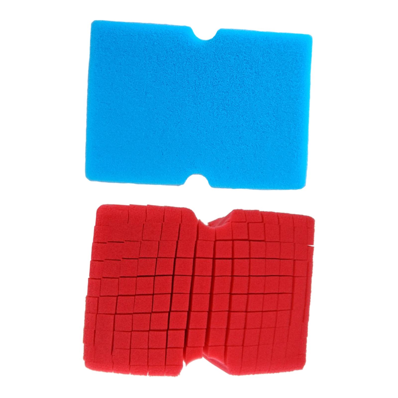 Damp Clean Duster Sponge Household Cleaning Sponge for Motorcycles Cars Red