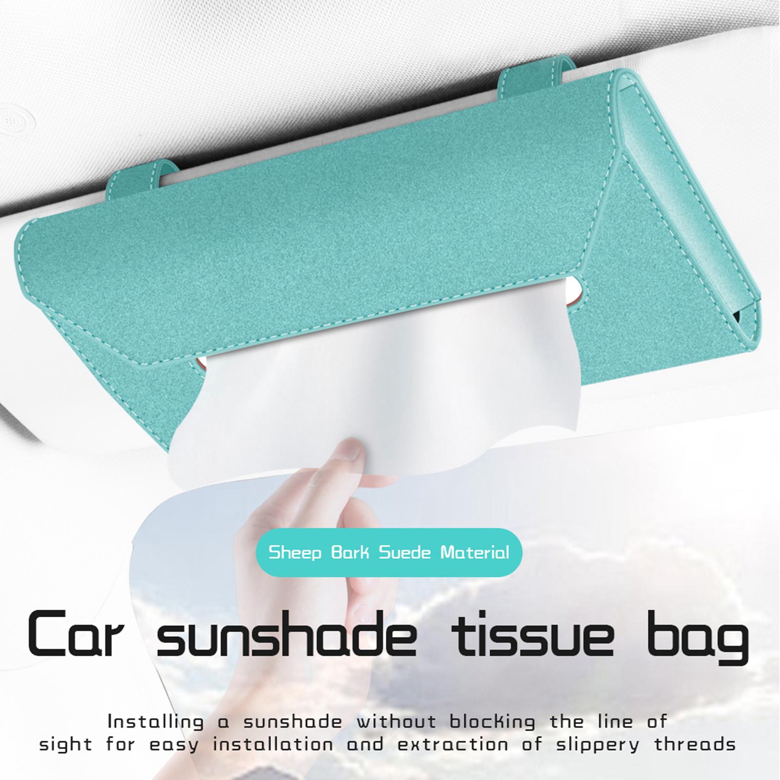 Car Tissue Holder Soft Backseat Tissue Case Holder for Automotive Truck