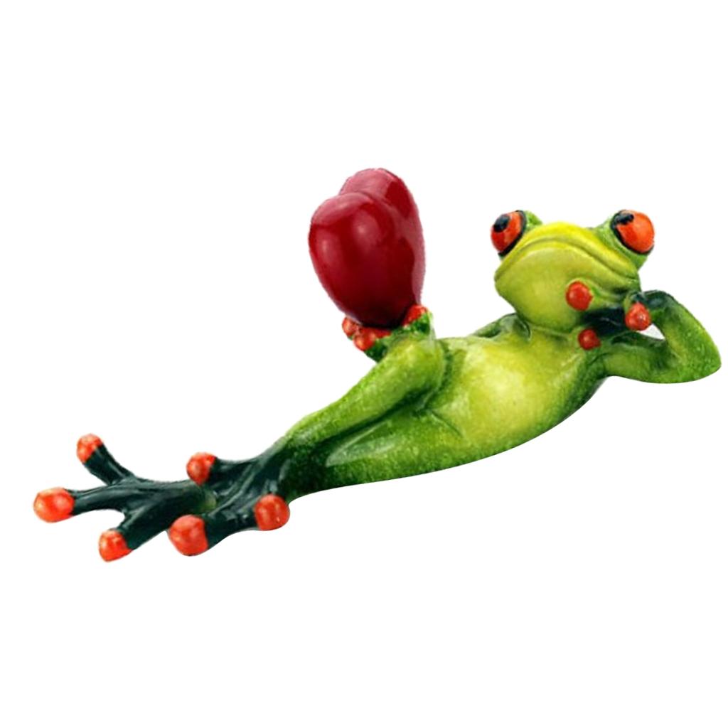 yoga frog figurine