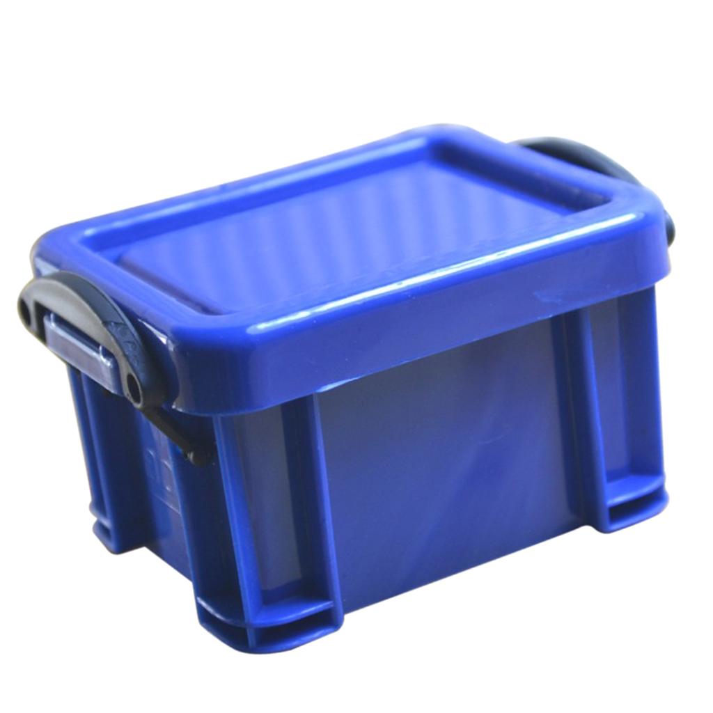 Mini Lock Box Super Cute Storage Boxes Organizer for Jewelry Dark Blue