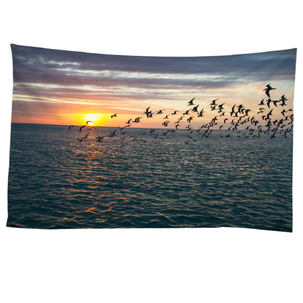 Flying Bird Tapestry Hang Wall Blanket Digital Printing Home Decor 200x150cm