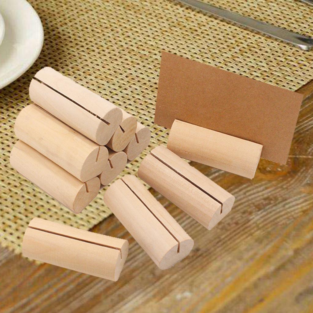 40pcs Wedding Party Table Number Name Sign Business Card Holders Rectangular