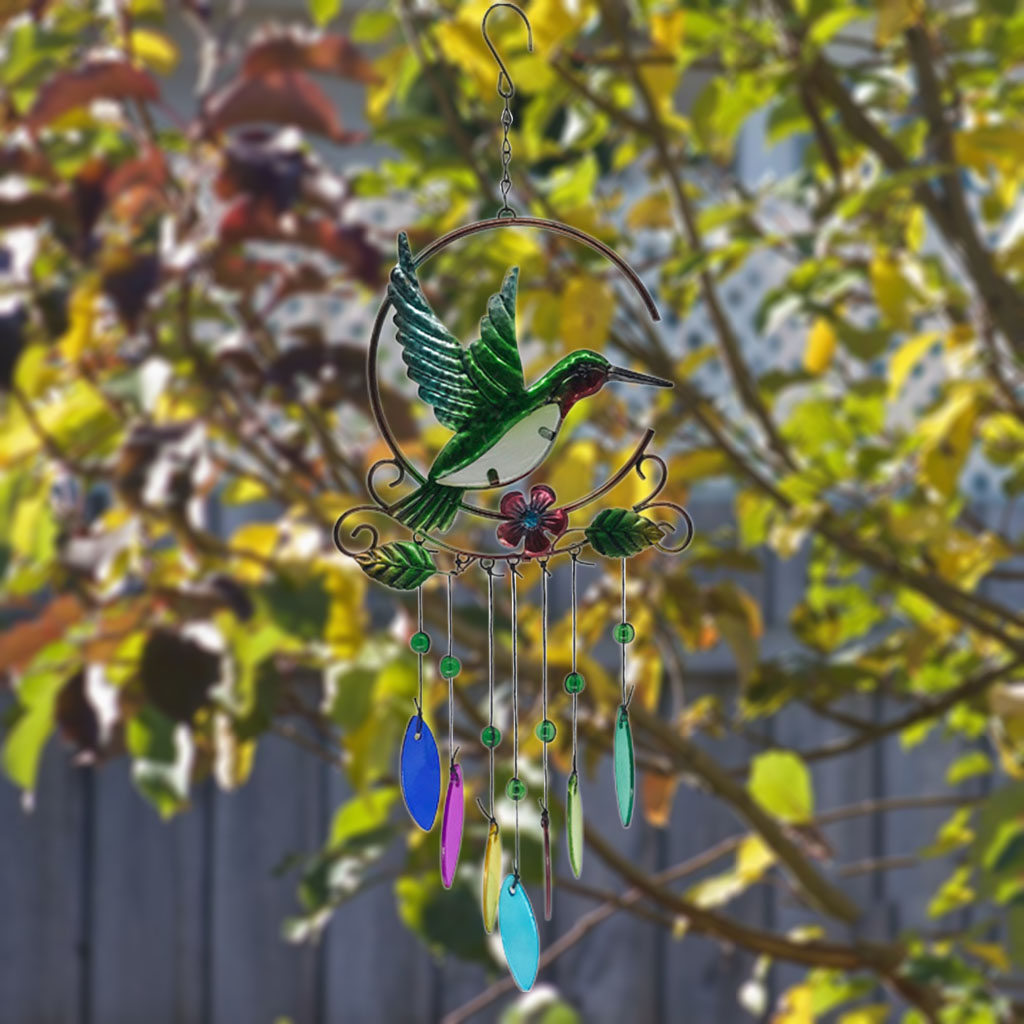 Hummingbird Metal Wind Chimes for Festival Garden Indoor Outdoor Craft