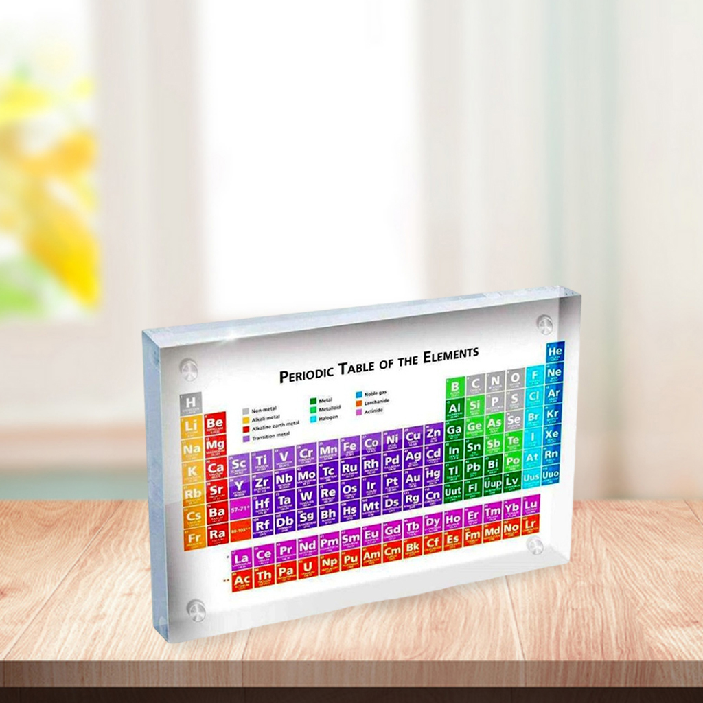 School Element Periodic Table Creative Science Chemistry Chart for Teaching 150x114x20mm