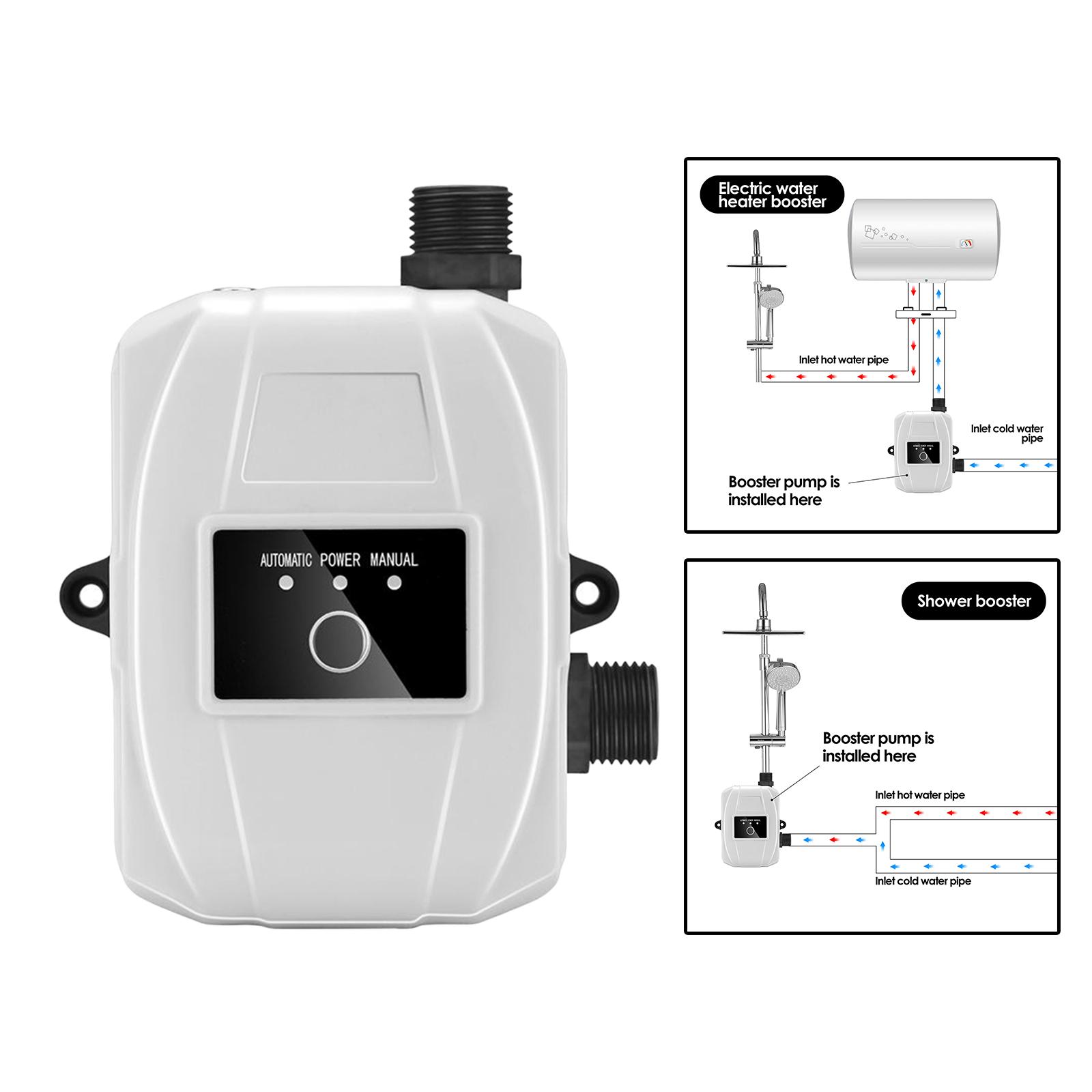 Water Pressure Booster Pump Connector Silent for Household Shower Bathroom