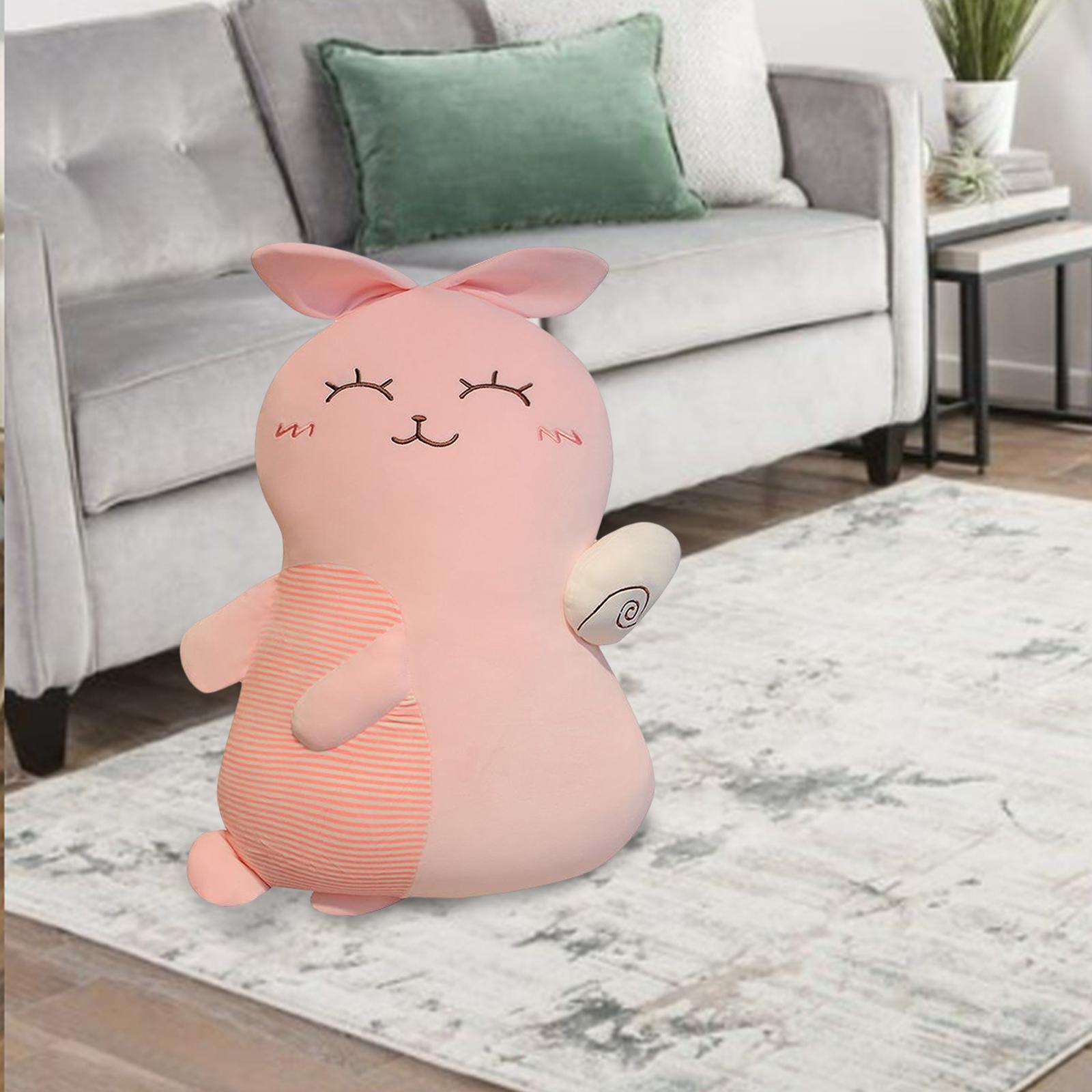 Stuffed Animal Plush Toy Cartoon Pillow Kids Gift Living Room Ornament Pink