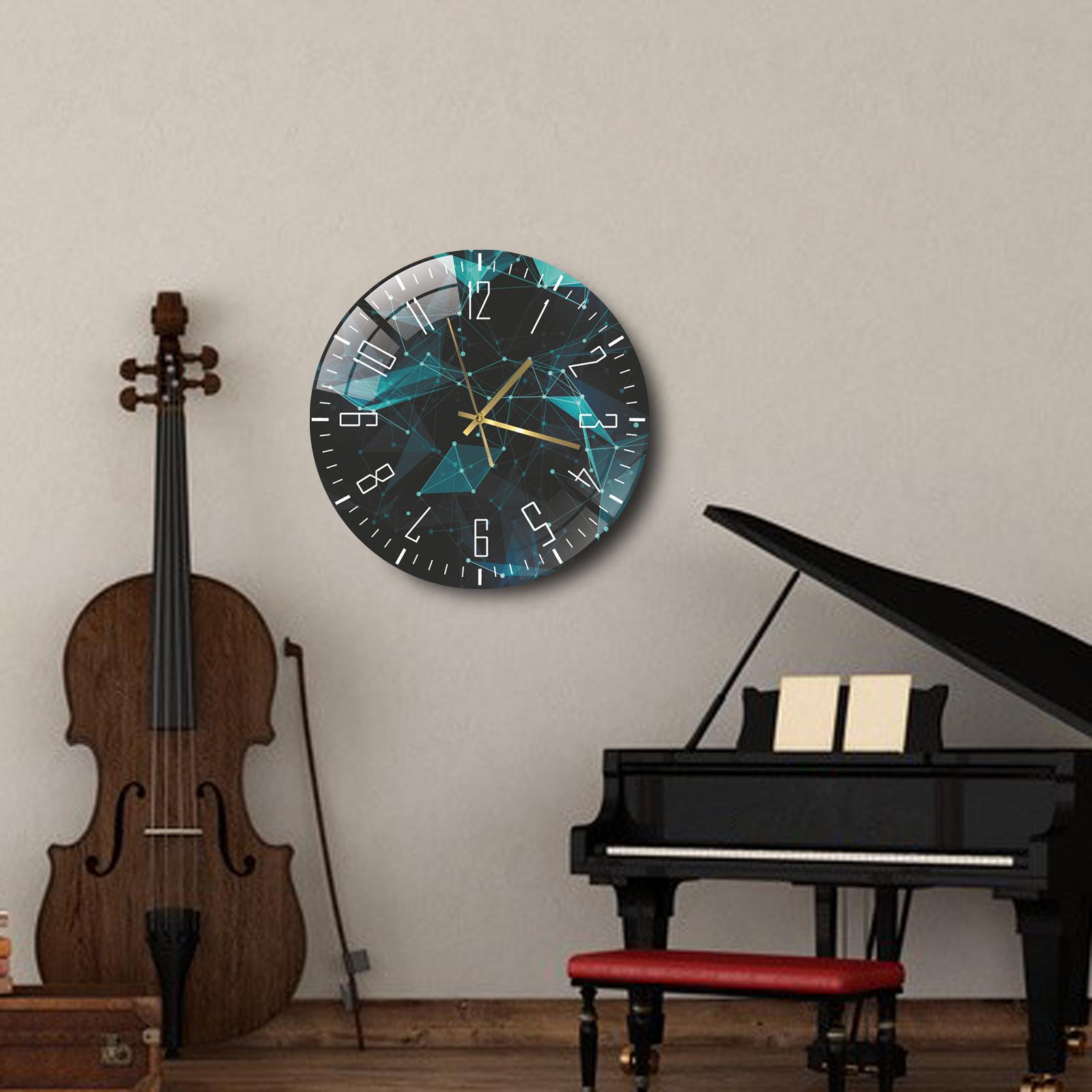 30cm Quartz Clocks Non Ticking Party Modern Acrylic Wall Clock Decor Style D