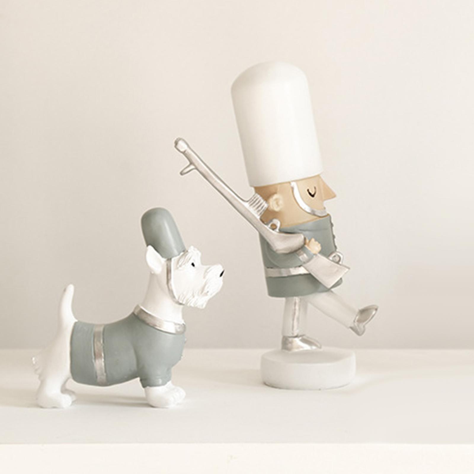 Nutcracker Soldier and Dog Christmas Puppet Decoration