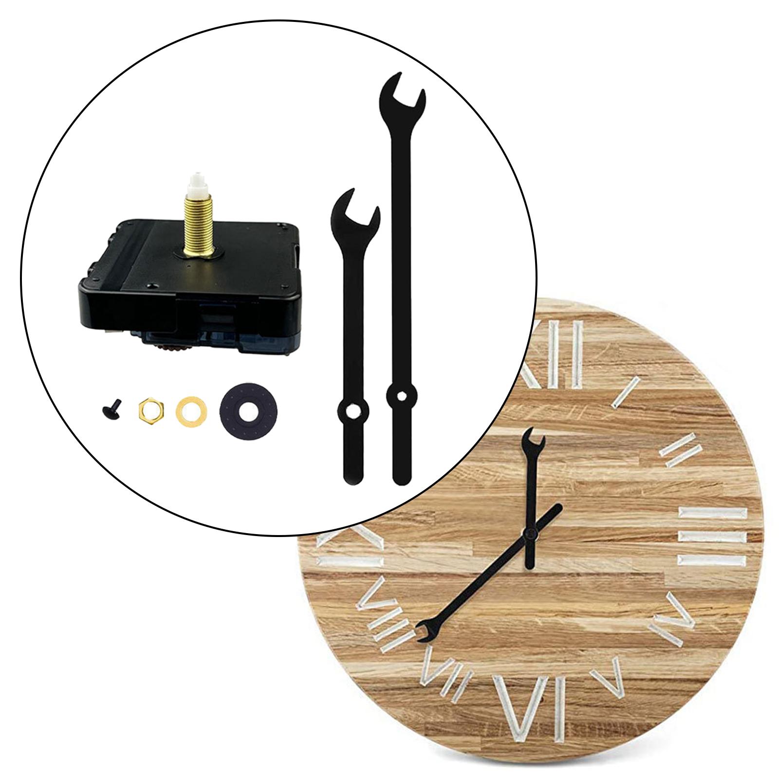 Wall Clock Movement Mechanism High Torque Kit for DIY Replacement Parts 28mm Shaft No S Hand