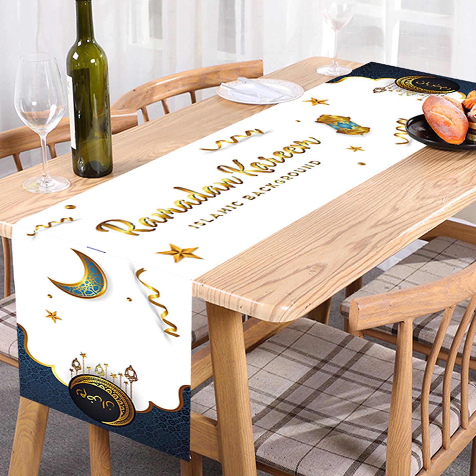 Restaurant Tablecloth Party Decor Table Runner for Outdoor Dinning Room Style A