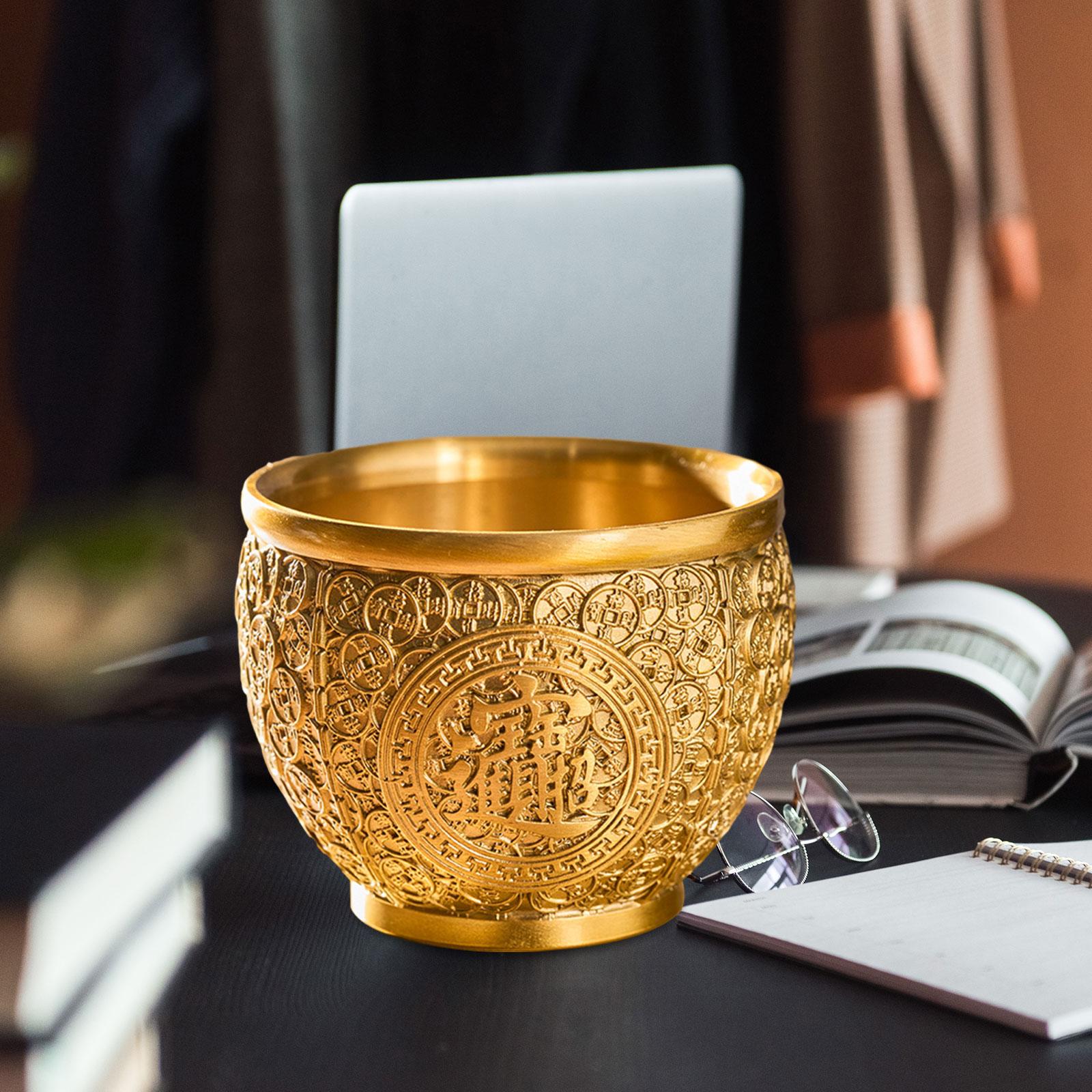 Feng Shui Treasure Basin Table Centerpiece for Office Gift L