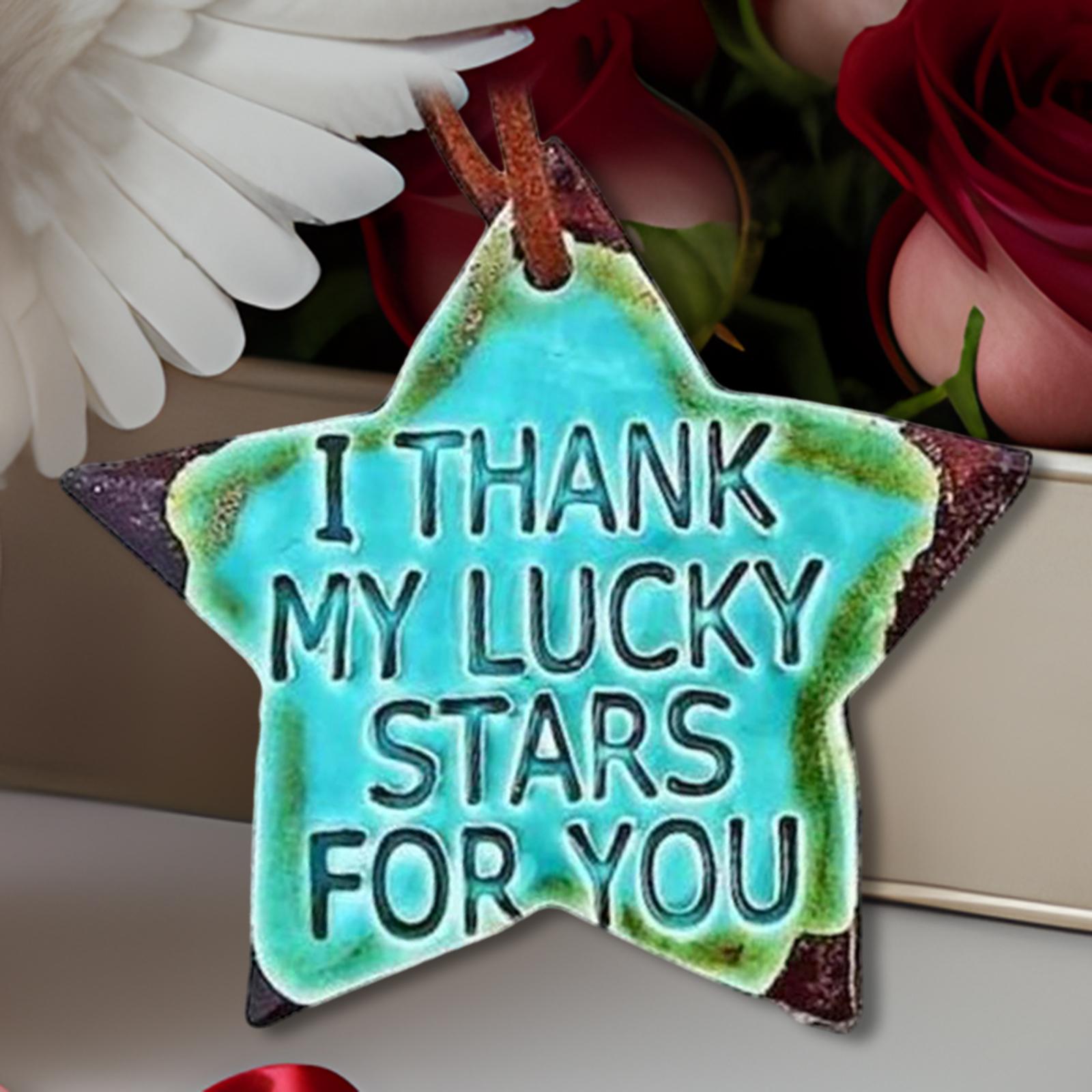 Acrylic Flat Pendant Qixi Festival Hanging Ornament for Home Bags Entrance