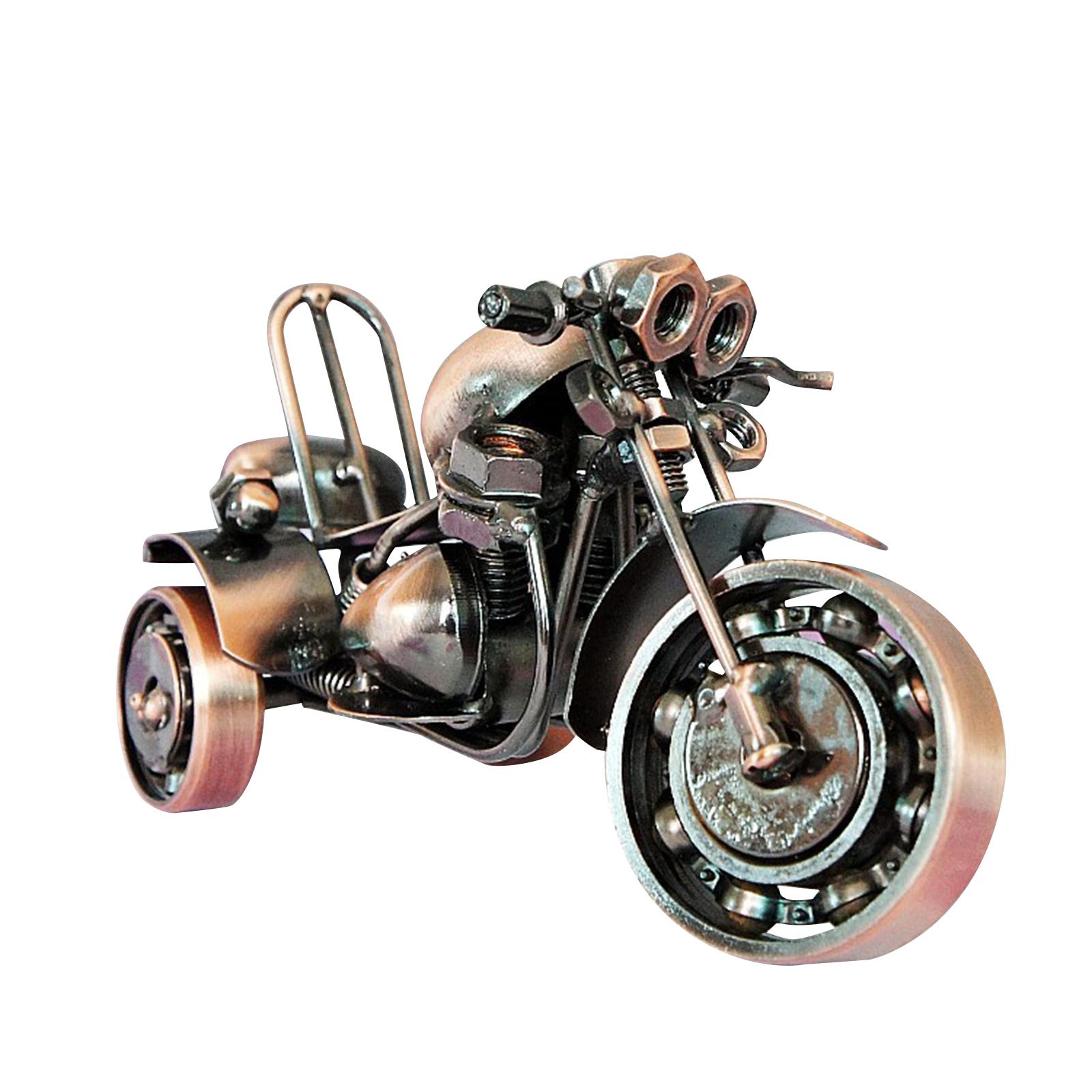 Three Wheeled Motorcycle Figurine
